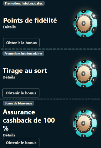 Promotions dendera casino